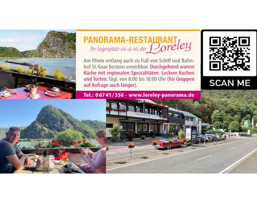 Kundenfoto 8 Panorama Restaurant Loreley Theis GmbH Restaurant mit durchgehend warmer Küche