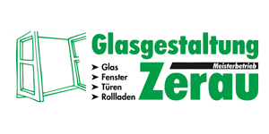 Kundenlogo von Glasgestaltung Zerau Glasfachbetrieb Kundenlogo von Glasgestaltung Zerau Glasfachbetrieb