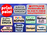 Bildergallerie Print Point Druckereibetrieb Wittlich