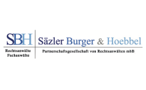 Logo Säzler Burger & Hoebbel Partnerschaftsgesellschaft von Rechtsanwälten mbB Idar-Oberstein