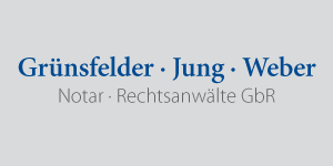 Kundenlogo von Grünsfelder Jung Weber Notar & Rechtsanwälte GbR Kundenlogo von Grünsfelder Jung Weber Notar & Rechtsanwälte GbR