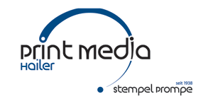 Kundenlogo von Print Media Hailer Inh. Hans-Joachim Wieg Stempel Kundenlogo von Print Media Hailer Inh. Hans-Joachim Wieg Stempel