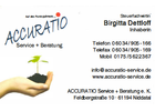 Kundenbild klein 9 ACCURATIO Service+Beratung e.K. Inh. Birgitta Dettloff Steuerfachwirtin, Kfm. Dienstleistungen