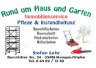 Kundenbild klein 2 Lehr Stefan Rund um Haus und Garten Baumfällarbeiten u. Gartenpflege Hungen Wetterau
