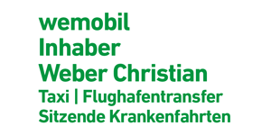 Kundenlogo von wemobil Inh. Christian Weber Taxi und Kurierfahrten Kundenlogo von wemobil Inh. Christian Weber Taxi und Kurierfahrten