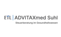 Logo ETL ADVITAXmed Suhl Steuerberatungsgesellschaft mbH Suhl