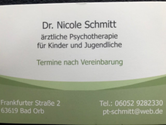 Bildergallerie Schmitt Nicole Dr. med. Praxis für Kinder- und Jugendlichenpsychotherapie Bad Orb