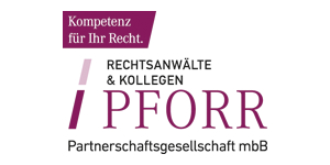 Kundenlogo von Pforr Rechtsanwälte & Kollegen Partnerschaftsgesellschaft mbB Kundenlogo von Pforr Rechtsanwälte & Kollegen Partnerschaftsgesellschaft mbB