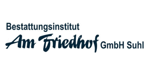 Kundenlogo von Bestattungsinstitut Am Friedhof GmbH Suhl Kundenlogo von Bestattungsinstitut Am Friedhof GmbH Suhl