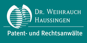 Kundenlogo von Dr. Weihrauch & Haussingen Patent- und Rechtsanwälte Kundenlogo von Dr. Weihrauch & Haussingen Patent- und Rechtsanwälte