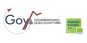 Kundenlogo von Goy Monika Steuerberatungsgesesllschaft mbH Steuerberatung Kundenlogo von Goy Monika Steuerberatungsgesesllschaft mbH Steuerberatung