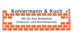 Kundenlogo von Kohlermann & Koch GmbH Einbruchschutz