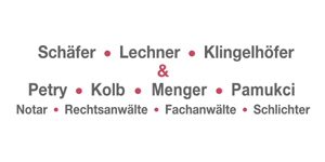 Kundenlogo von Schäfer, Lechner, Klingelhöfer,  Petry,  Kolb, Menger, Pamukci Rechtsanwälte, Fachanwälte, Schlichter