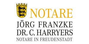 Kundenlogo von Dr. Harryers & Franzke, Notare in Freudenstadt Kundenlogo von Dr. Harryers & Franzke, Notare in Freudenstadt