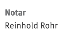 FirmenlogoRohr Reinhold Notar Neustadt
