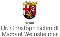 Logo Notar Dr. Schmidt Christoph Frankenthal/Pfalz