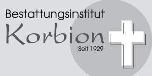 Kundenlogo von Bestattungsinstitut Korbion
