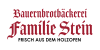 Kundenlogo von Bauernbrotbäckerei Fam. Stein Inh. Sebastian Stein