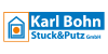 Kundenlogo von BOHN KARL Stuck und Putz GmbH