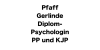 Kundenlogo von Pfaff Gerlinde Diplom-Psychologin
